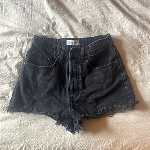 Zara Dark Denim Women's Jean Shorts